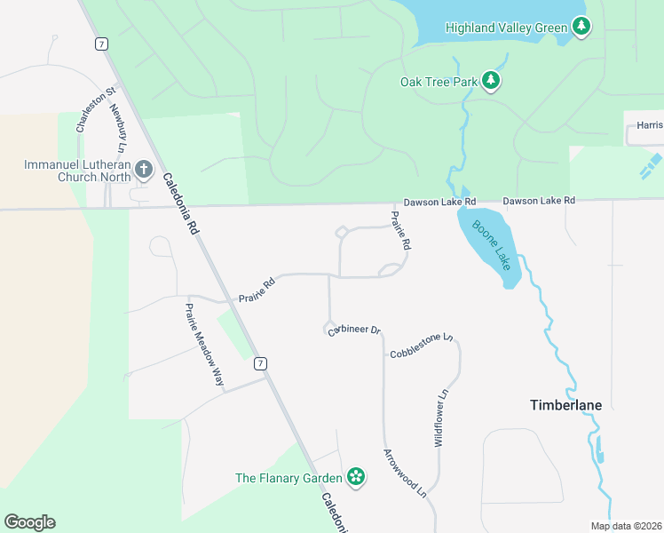 map of restaurants, bars, coffee shops, grocery stores, and more near 3351 Prairie Road in Belvidere