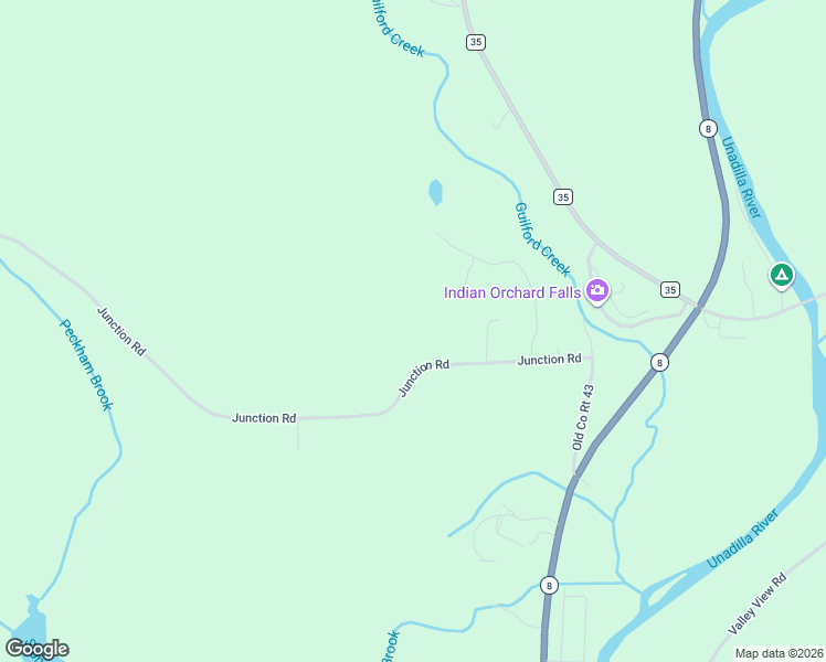 map of restaurants, bars, coffee shops, grocery stores, and more near 621 Junction Road in Bainbridge