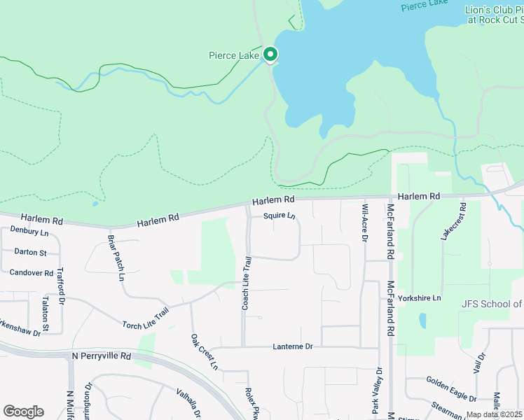 map of restaurants, bars, coffee shops, grocery stores, and more near 6610 Squire Lane in Loves Park