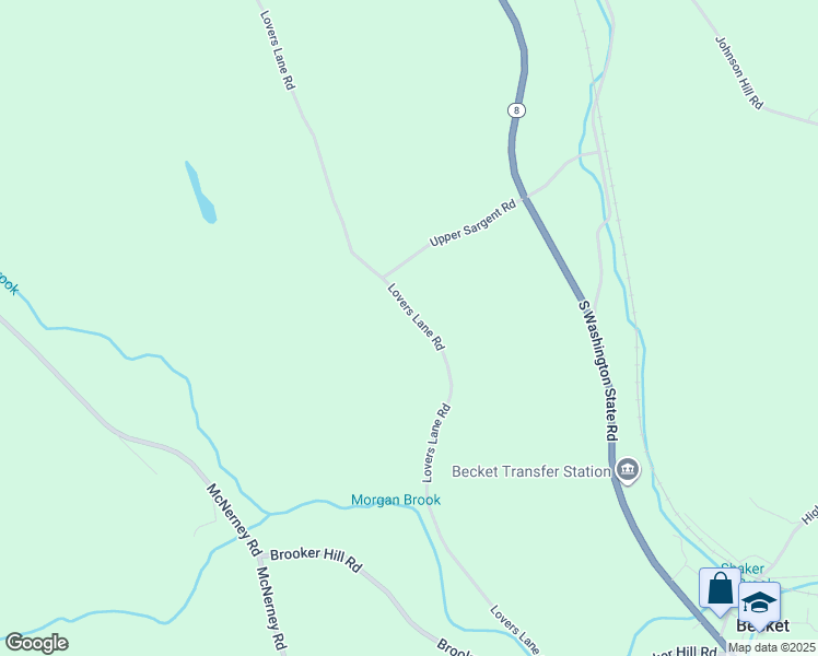 map of restaurants, bars, coffee shops, grocery stores, and more near 1616 Washington Mountain Road in Washington