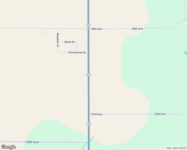 map of restaurants, bars, coffee shops, grocery stores, and more near 21561 Michigan 40 in Gobles