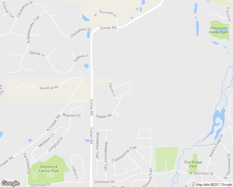 map of restaurants, bars, coffee shops, grocery stores, and more near 1030 Carrick Lane in McHenry