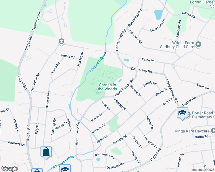 map of restaurants, bars, coffee shops, grocery stores, and more near 180 Hemenway Road in Framingham