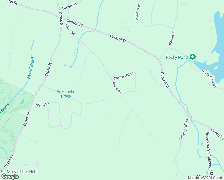 map of restaurants, bars, coffee shops, grocery stores, and more near 116 Stiles Road in Boylston