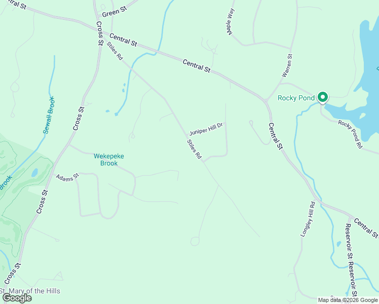 map of restaurants, bars, coffee shops, grocery stores, and more near 116 Stiles Road in Boylston