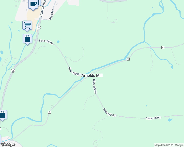 map of restaurants, bars, coffee shops, grocery stores, and more near 1400 County Route 9 in Chatham