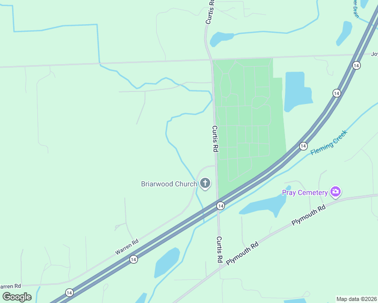map of restaurants, bars, coffee shops, grocery stores, and more near 4747 Curtis Road in Plymouth