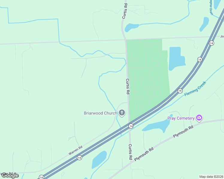 map of restaurants, bars, coffee shops, grocery stores, and more near 4747 Curtis Road in Plymouth