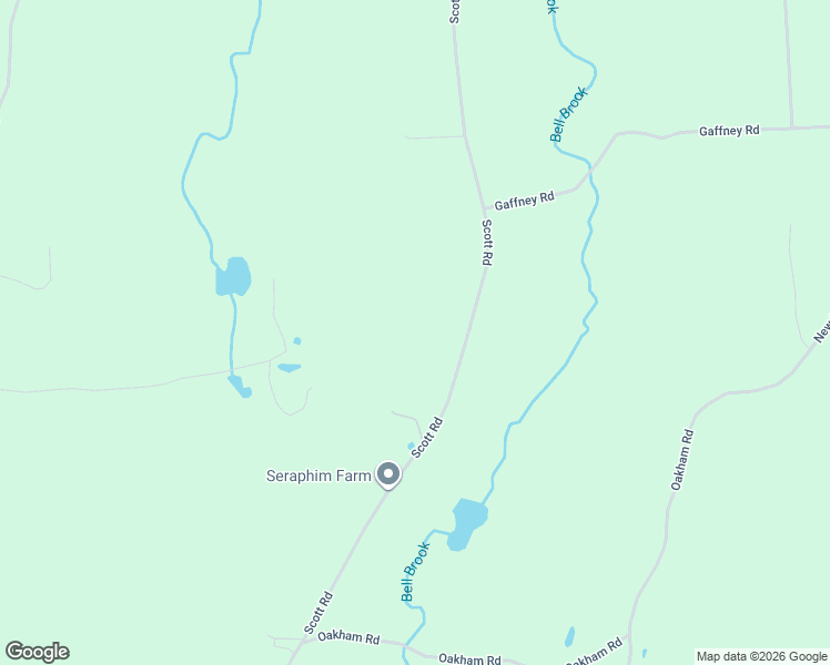 map of restaurants, bars, coffee shops, grocery stores, and more near 790 Scott Road in Oakham