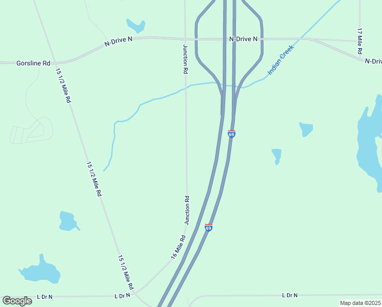 map of restaurants, bars, coffee shops, grocery stores, and more near 18600 16 Mile Road in Marshall