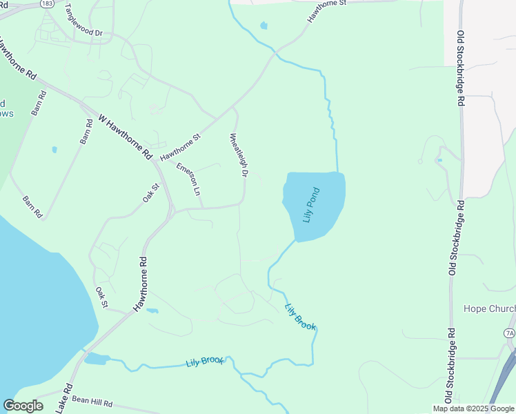 map of restaurants, bars, coffee shops, grocery stores, and more near 9 Wheatleigh Drive in Stockbridge