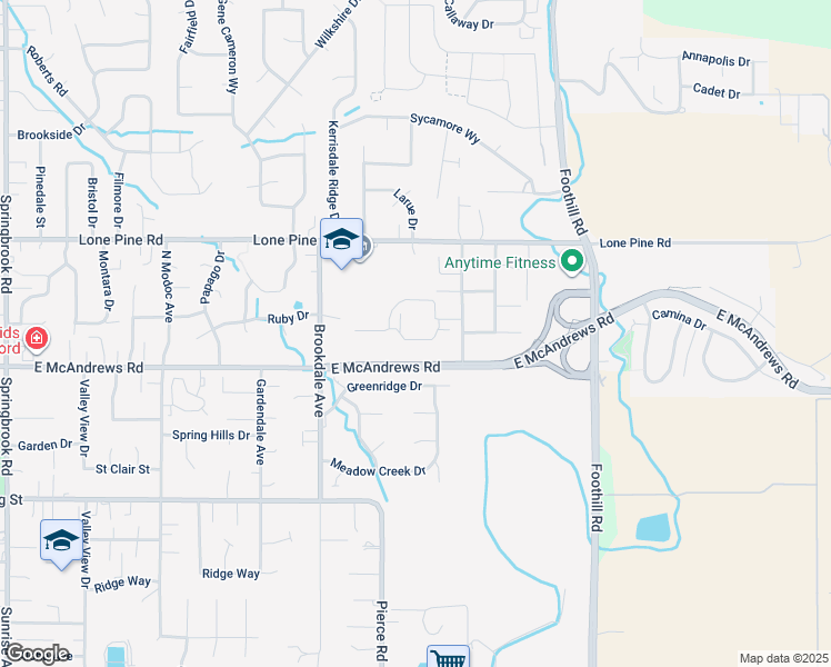 map of restaurants, bars, coffee shops, grocery stores, and more near 1641 Veranda Park Drive in Medford
