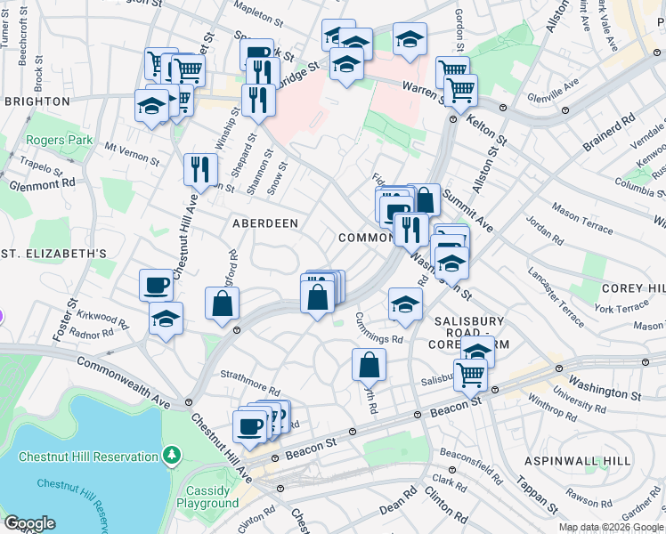 map of restaurants, bars, coffee shops, grocery stores, and more near 29 Colborne Rd in Brighton