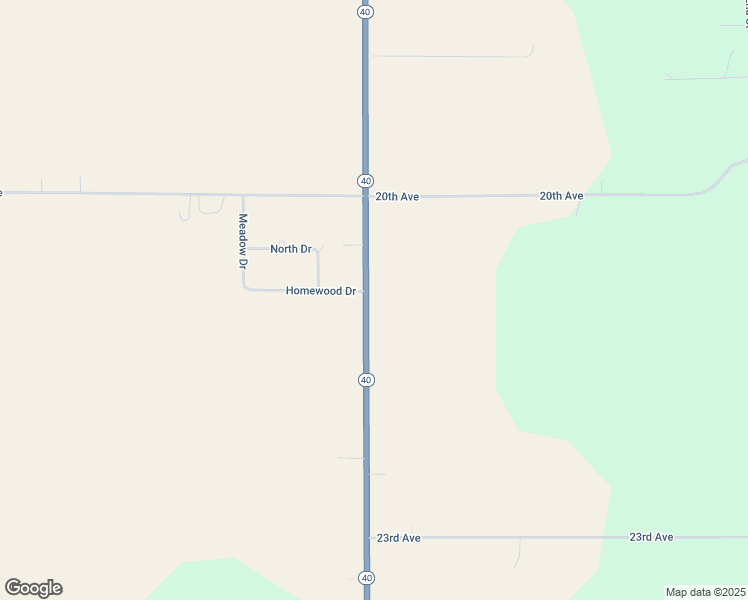 map of restaurants, bars, coffee shops, grocery stores, and more near 20875 Michigan 40 in Gobles