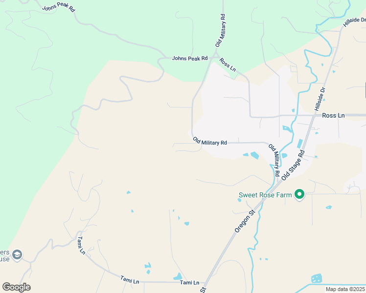 map of restaurants, bars, coffee shops, grocery stores, and more near 1971 Old Military Road in Central Point