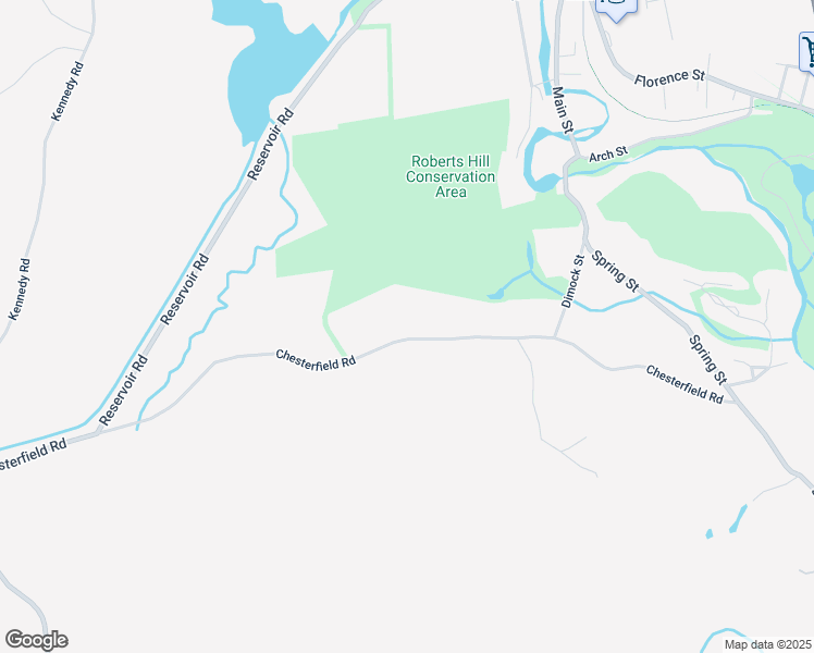 map of restaurants, bars, coffee shops, grocery stores, and more near 311 Chesterfield Road in Northampton