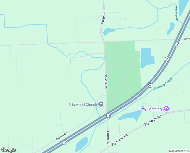 map of restaurants, bars, coffee shops, grocery stores, and more near 4763 Curtis Road in Plymouth