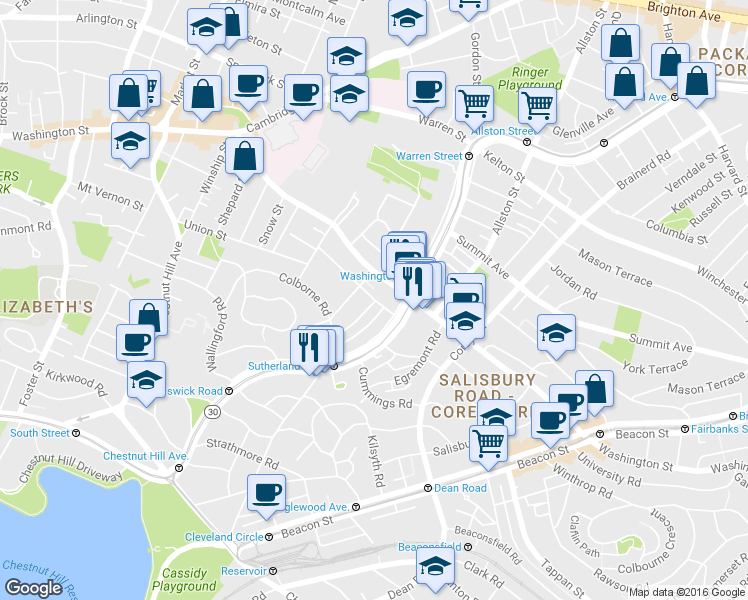 map of restaurants, bars, coffee shops, grocery stores, and more near 11 Ransom Road in Boston
