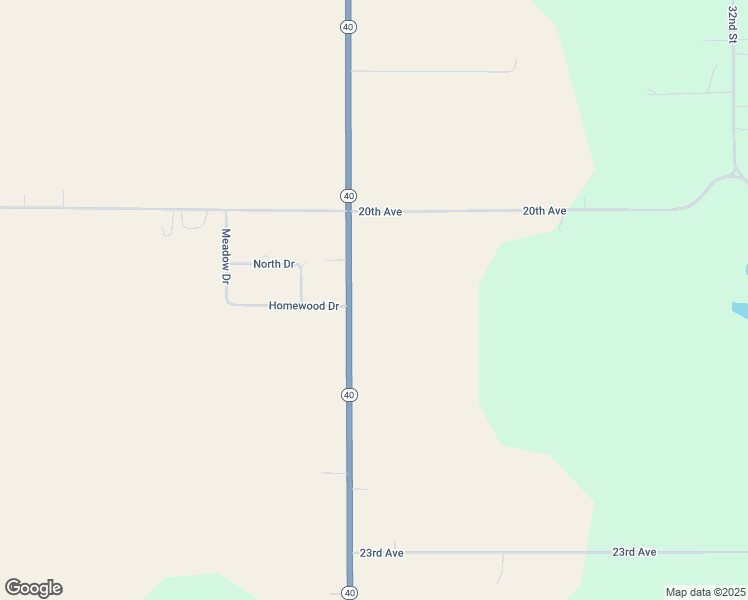 map of restaurants, bars, coffee shops, grocery stores, and more near 20875 Michigan 40 in Gobles