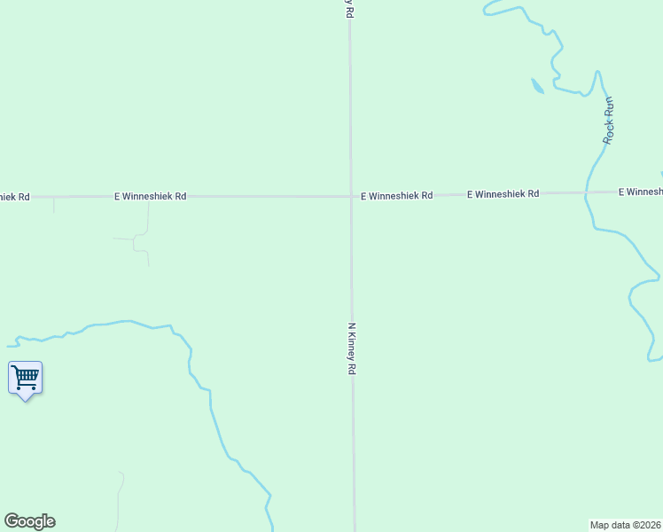 map of restaurants, bars, coffee shops, grocery stores, and more near 2826 North Kinney Road in Ridott