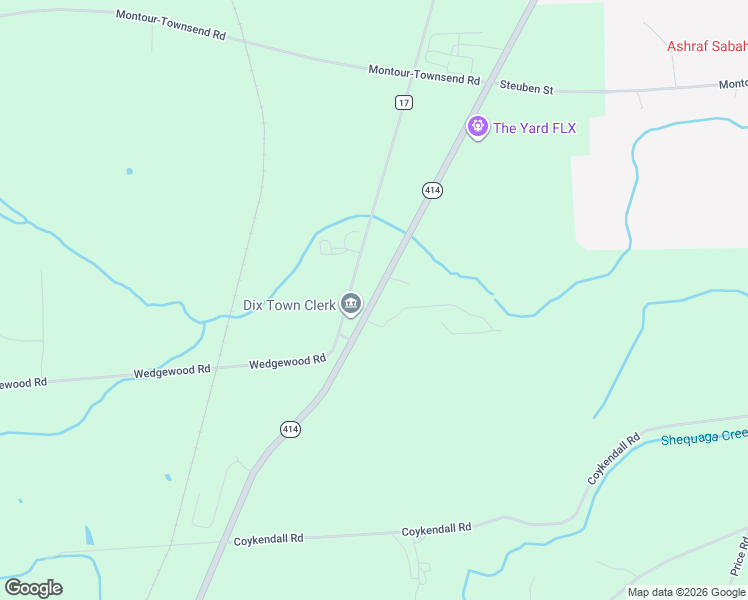 map of restaurants, bars, coffee shops, grocery stores, and more near 2272-2296 State Highway 414 in Watkins Glen