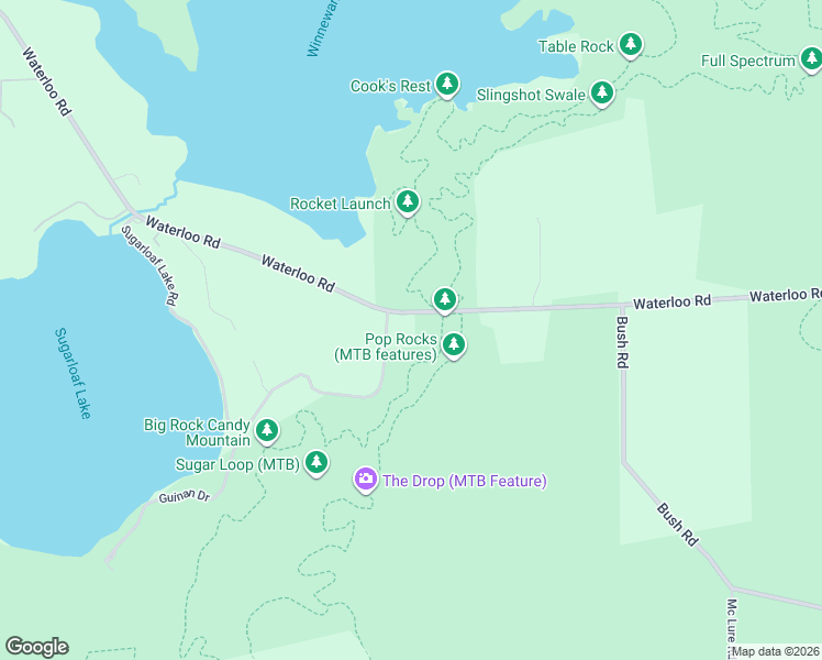 map of restaurants, bars, coffee shops, grocery stores, and more near 1135 Sugarloaf Lake Road in Chelsea