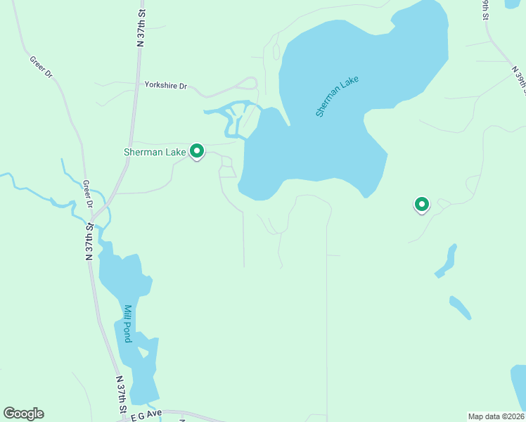 map of restaurants, bars, coffee shops, grocery stores, and more near 12055 South Sherman Lake Drive in Augusta