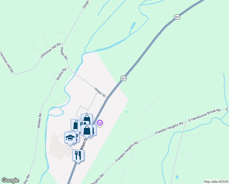 map of restaurants, bars, coffee shops, grocery stores, and more near 816 Main Street in Franklin