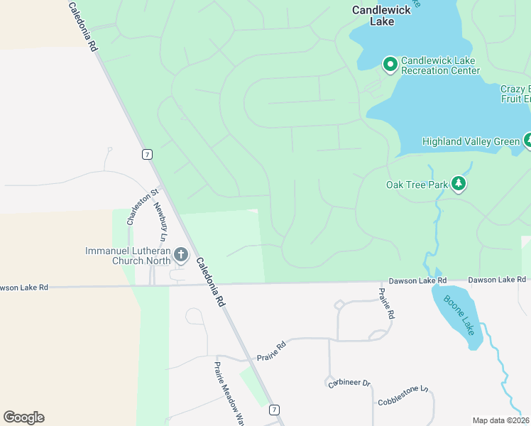 map of restaurants, bars, coffee shops, grocery stores, and more near 507 Pembroke Road Southwest in Poplar Grove