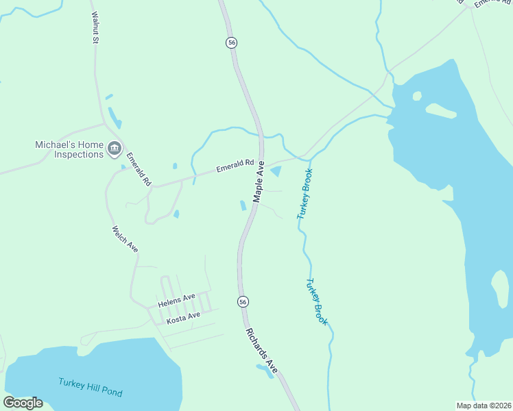 map of restaurants, bars, coffee shops, grocery stores, and more near 272 Maple Avenue in Rutland