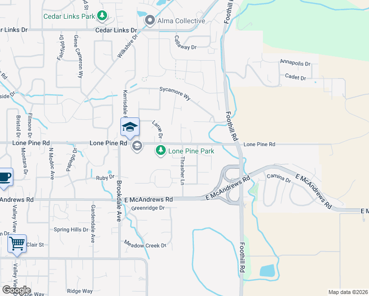 map of restaurants, bars, coffee shops, grocery stores, and more near 1673 Edgevale Avenue in Medford