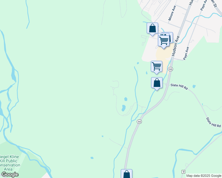 map of restaurants, bars, coffee shops, grocery stores, and more near 2542 New York 66 in Chatham