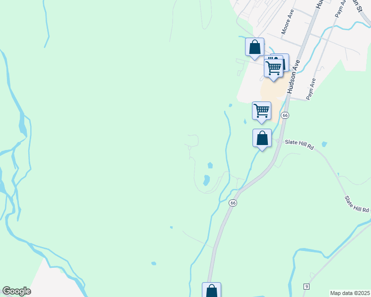 map of restaurants, bars, coffee shops, grocery stores, and more near 2542 New York 66 in Chatham