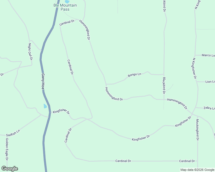 map of restaurants, bars, coffee shops, grocery stores, and more near 33010 Bongo Lane in Bonanza