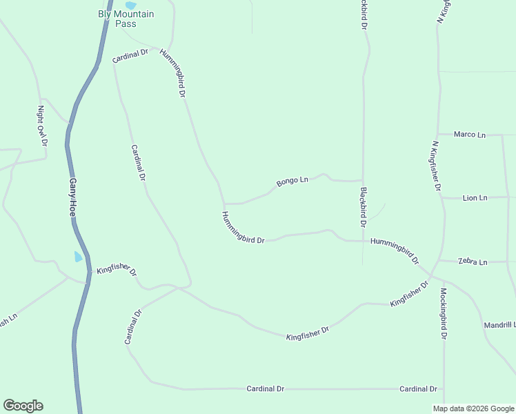 map of restaurants, bars, coffee shops, grocery stores, and more near 33010 Bongo Lane in Bonanza