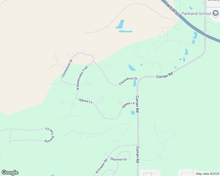 map of restaurants, bars, coffee shops, grocery stores, and more near 6117 Chickaloon Drive in McHenry