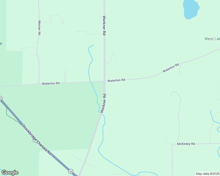 map of restaurants, bars, coffee shops, grocery stores, and more near 7545 Werkner Road in Chelsea