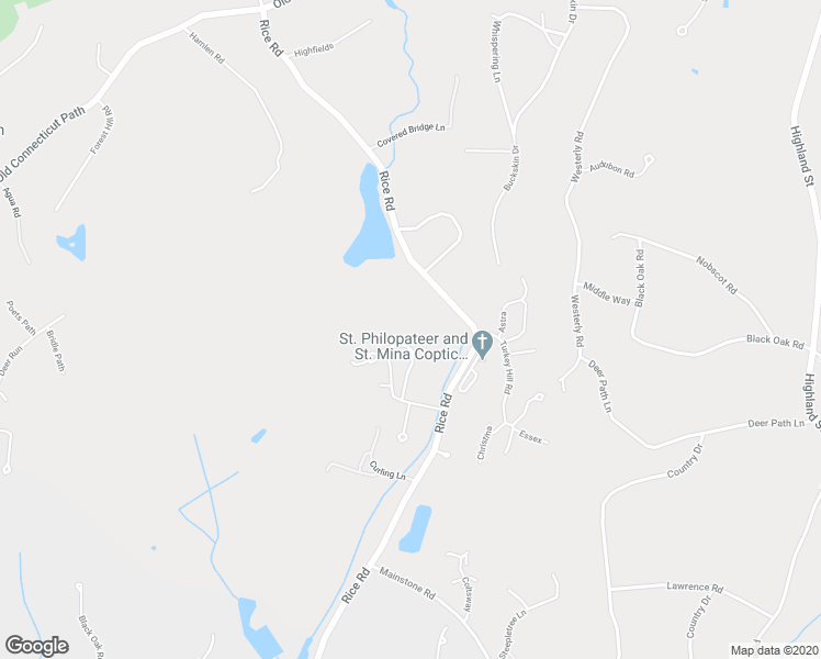 map of restaurants, bars, coffee shops, grocery stores, and more near 1006 Wisteria Way in Wayland