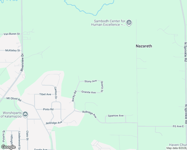 map of restaurants, bars, coffee shops, grocery stores, and more near 4331 Stony Avenue in Kalamazoo