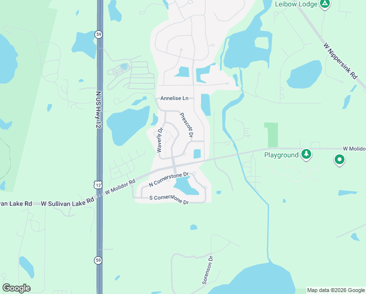 map of restaurants, bars, coffee shops, grocery stores, and more near 1246 Chesterton Drive in Volo