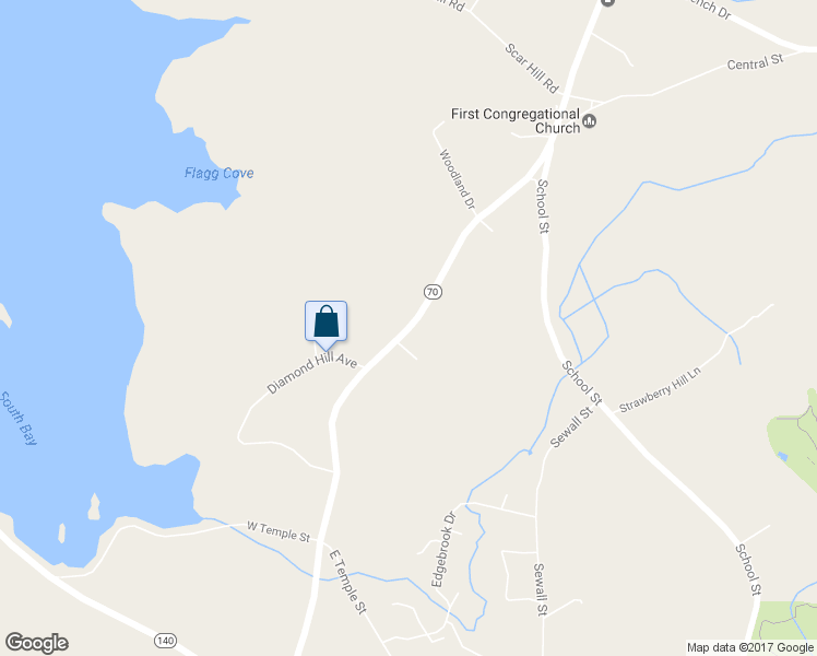 map of restaurants, bars, coffee shops, grocery stores, and more near 545 Main Street in Boylston