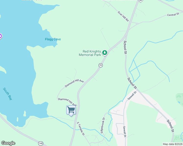 map of restaurants, bars, coffee shops, grocery stores, and more near 545 Main Street in Boylston