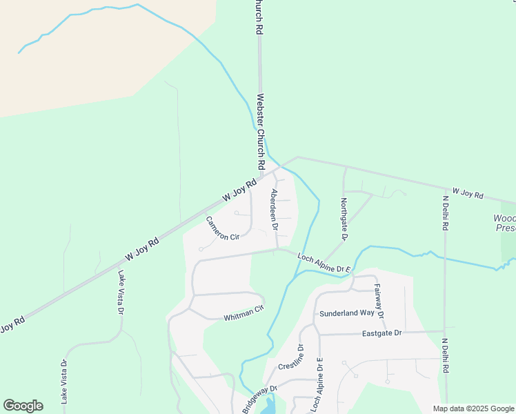 map of restaurants, bars, coffee shops, grocery stores, and more near 4543 Cameron Circle in Dexter