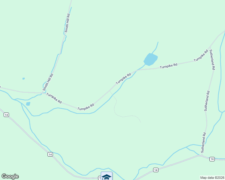 map of restaurants, bars, coffee shops, grocery stores, and more near 522 Turnpike Road in East Meredith