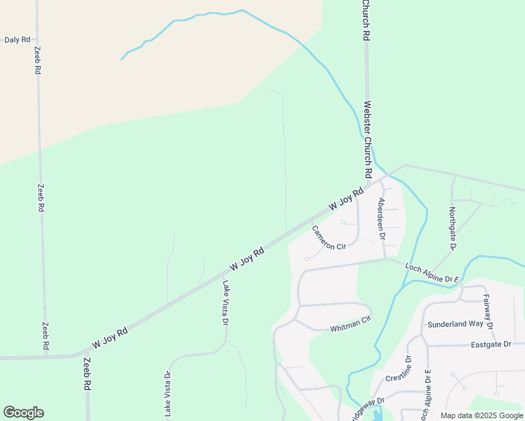 map of restaurants, bars, coffee shops, grocery stores, and more near 4880 West Joy Road in Dexter