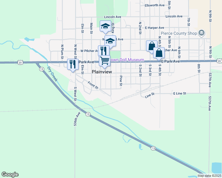 213 South King Street, Plainview NE Walk Score