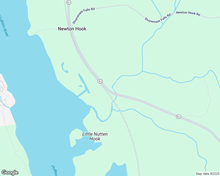 map of restaurants, bars, coffee shops, grocery stores, and more near New York State Bicycle Route 9 in Stuyvesant