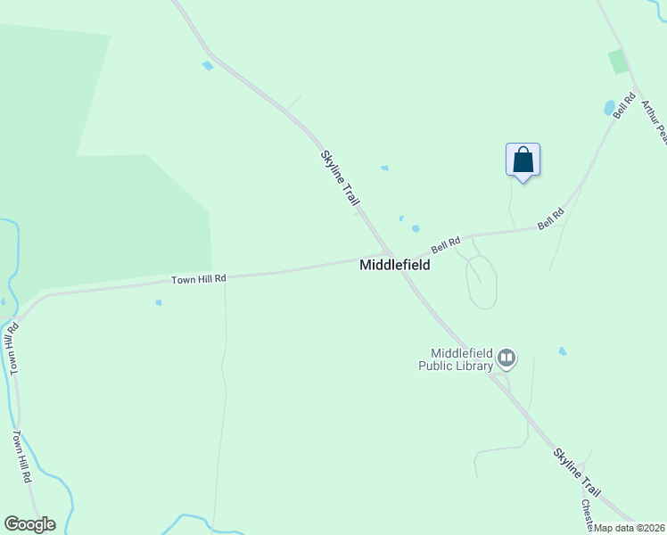 map of restaurants, bars, coffee shops, grocery stores, and more near 74 Town Hill Road in Middlefield