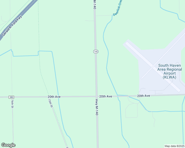 map of restaurants, bars, coffee shops, grocery stores, and more near 19372 Michigan 140 in South Haven