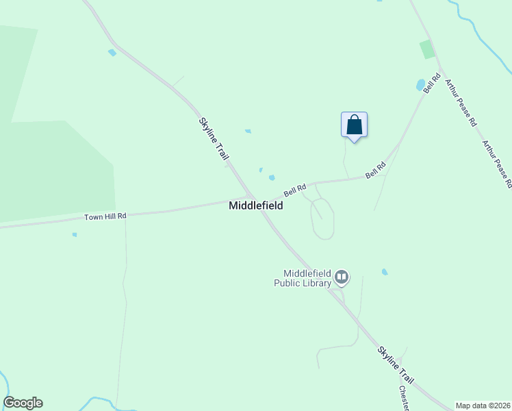 map of restaurants, bars, coffee shops, grocery stores, and more near in Middlefield